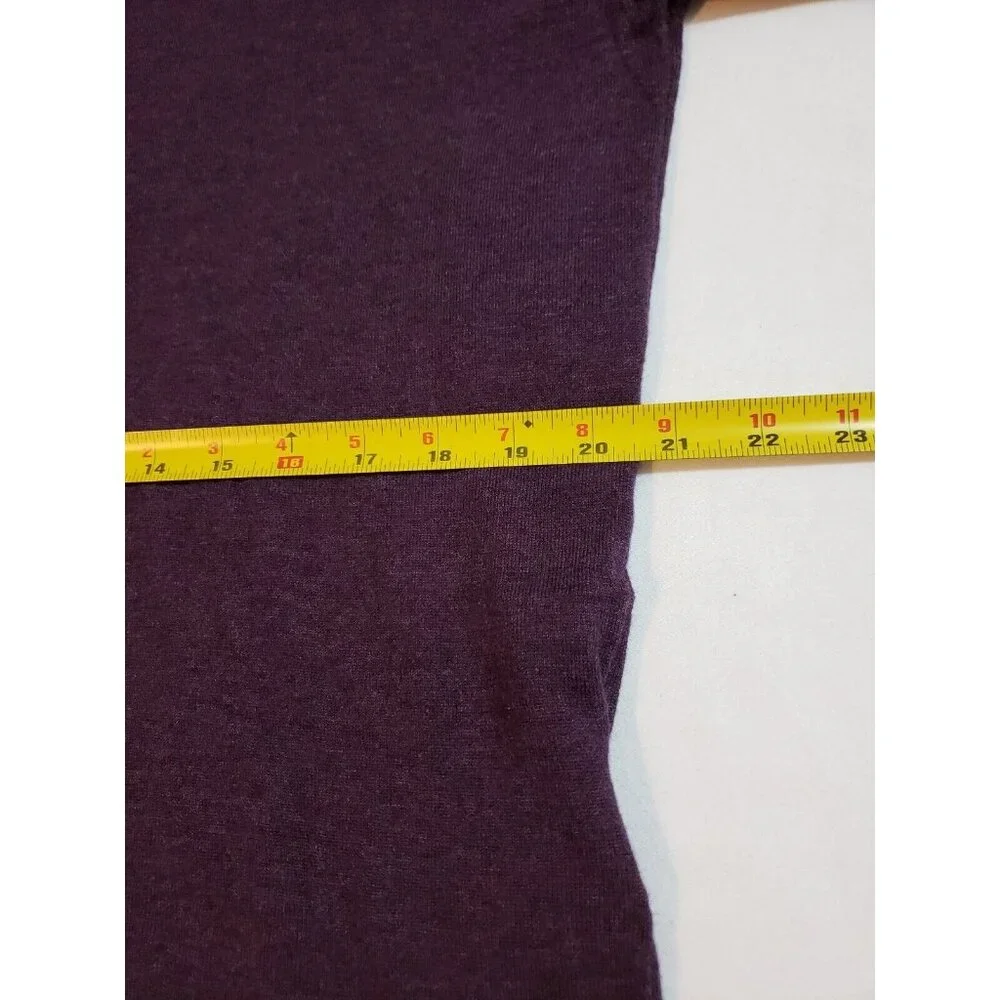 Ted Baker Mens Purple V-Neck Sweater wool silk‎ cashmere Size 5